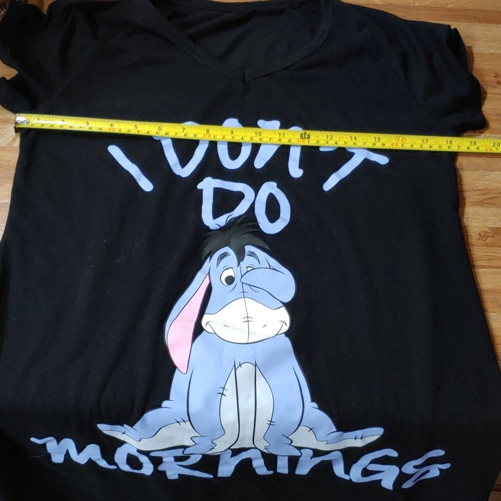 Disney's Eeyore T-Shirt Pajama NWOT S-M 8-10 - Picture 10 of 10